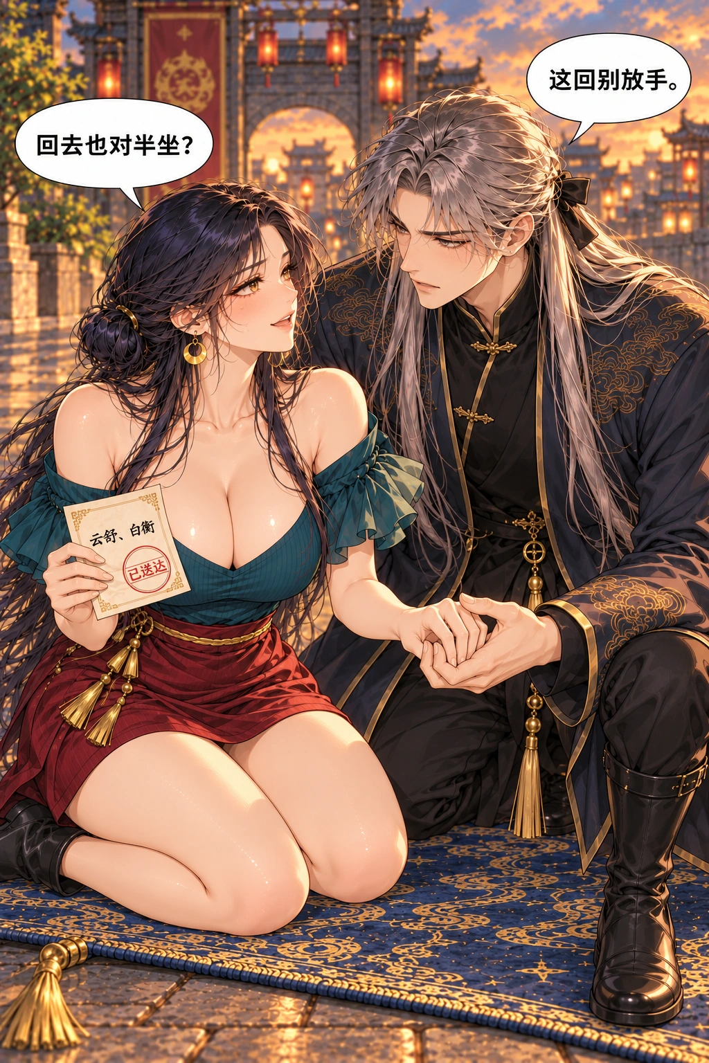 这毯不送单人漫画画面：《这毯不送单人》：前面独占改为主动同行，回扣必须双人