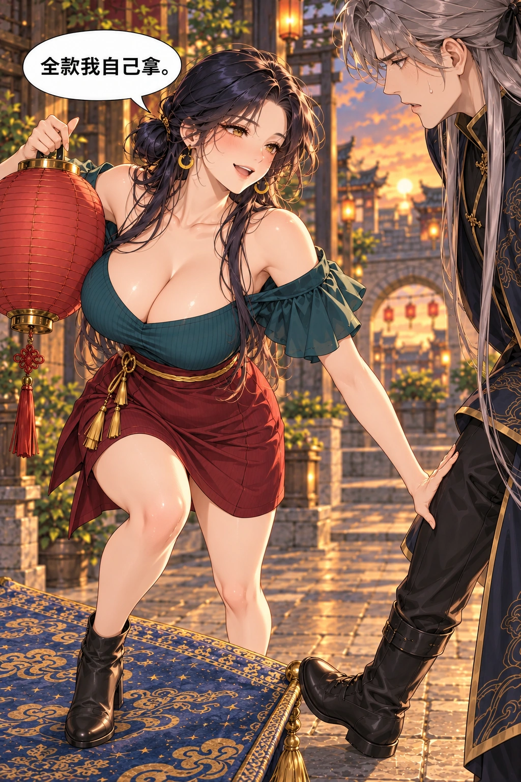 这毯不送单人漫画画面：《这毯不送单人》：她明知规则仍赌单人能偷跑