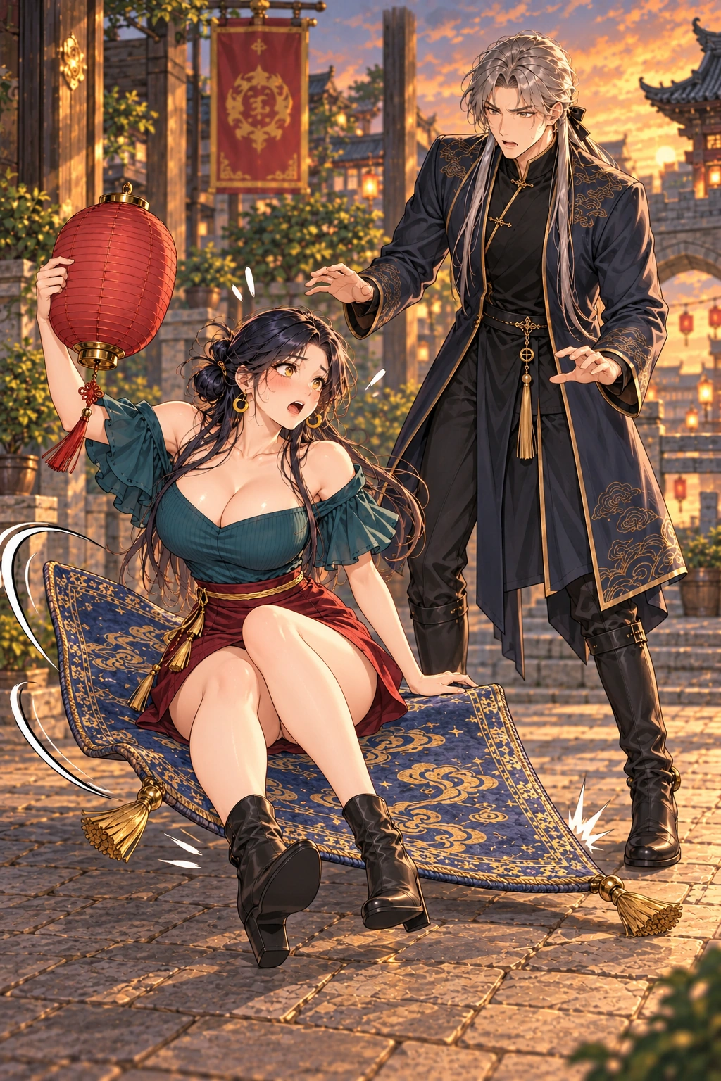 这毯不送单人漫画画面：《这毯不送单人》：捷径立即失败且女主丢脸，灯仍完好
