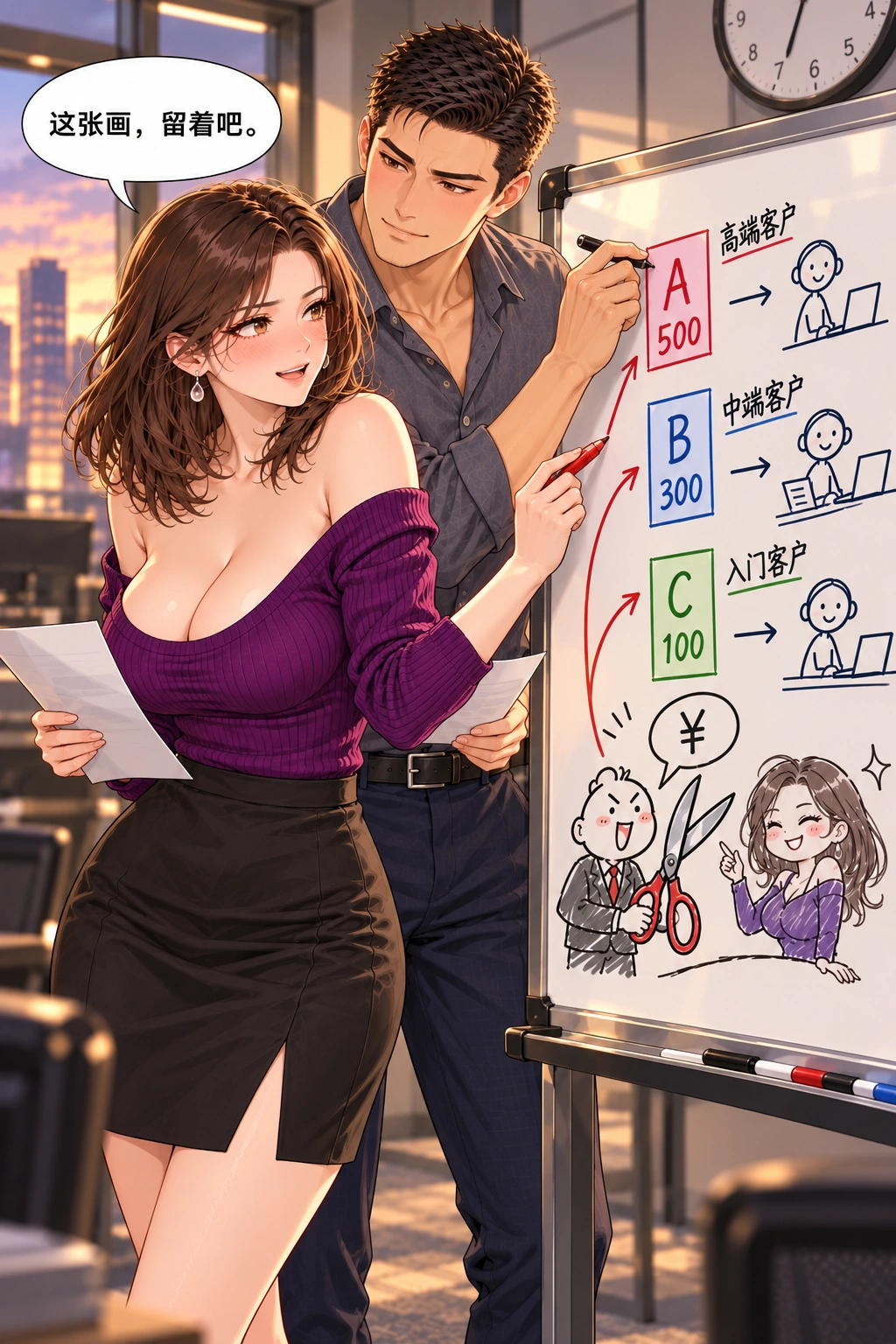 别把这格擦了漫画画面：《别把这格擦了》：原本羞于见人的涂鸦成了可读图示