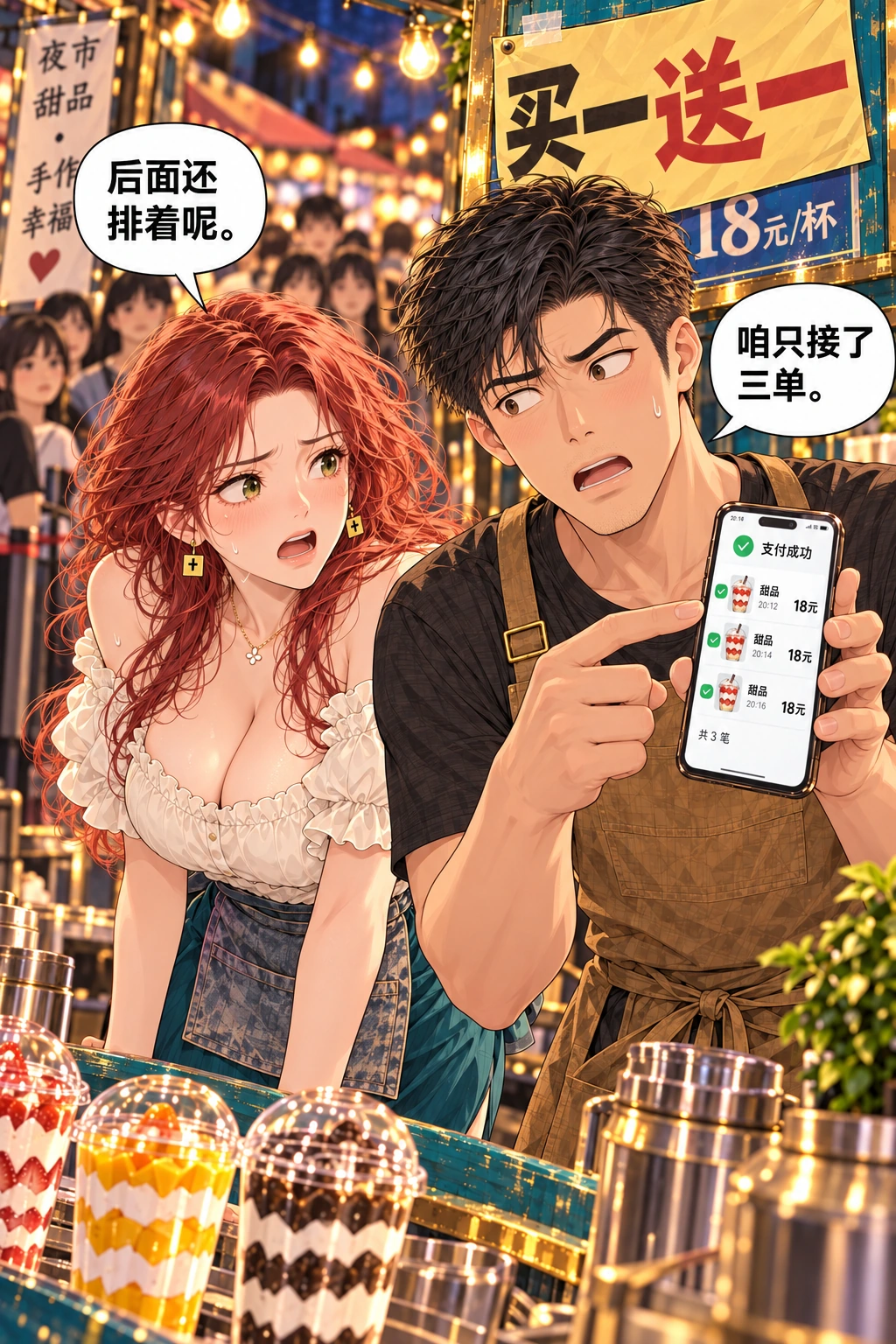 被风拐走的价牌漫画画面：《被风拐走的价牌》：从面子冲突走向清楚履约边界