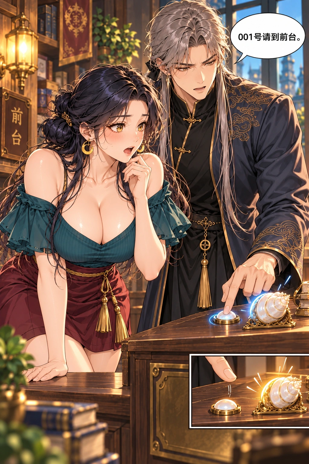 这句别播漫画画面：读者首次清晰明确回声贝全流程规则，无任何状态矛盾