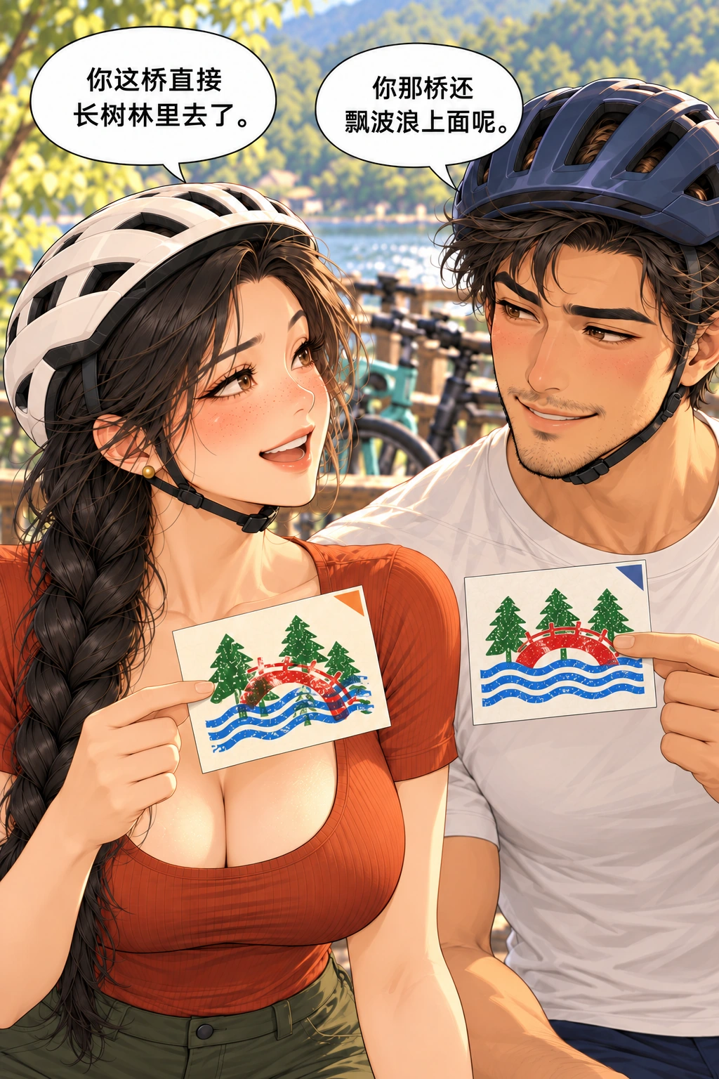 你这也叫随手？漫画画面：不整齐的后果成为共享笑点，而不是比赛获胜。