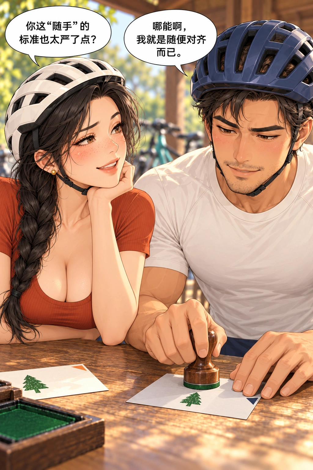 你这也叫随手？漫画画面：随手的外表被谨慎动作戳穿，较量开始。