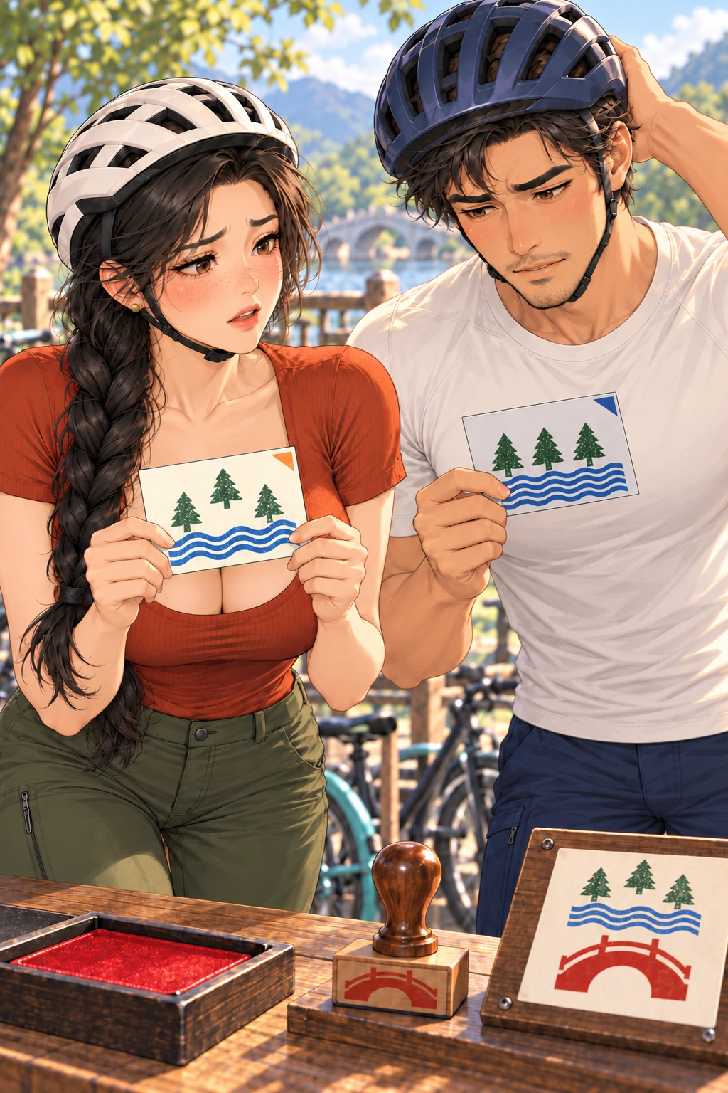 你这也叫随手？漫画画面：最后一枚的正常尺寸使留白不足的后果彻底明确。