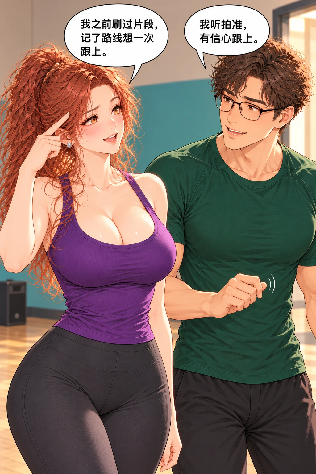 脚还在等谁漫画画面：两个独立期待与盲点公开，后面互抄有性格前因。