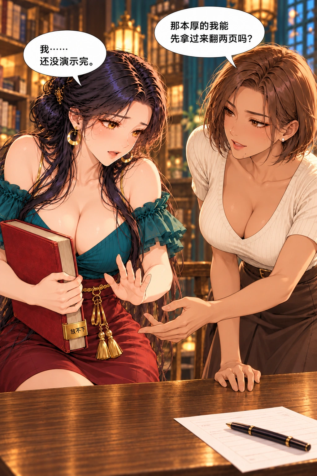 这回真放不下漫画画面：刚吸引来的人有独立试读需求，云舒已知能解却暂不交。