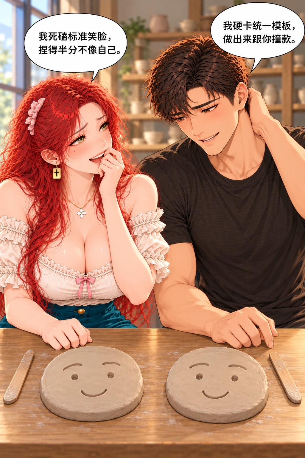 你把我改没了漫画画面：《你把我改没了》：他们承认覆盖了原有观察与工夫，不能靠话术立即复原。