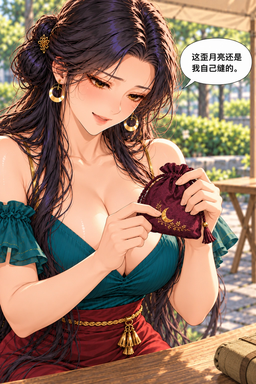 谁说用不上漫画画面：《谁说用不上》：她承认旧物对自己仍有价值，不靠身世秘密救场。
