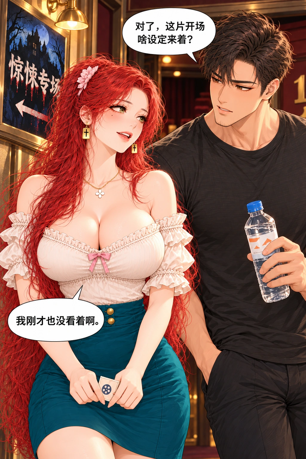 胆子先退场漫画画面：《胆子先退场》：开场信息仍然缺失，看到余下不等于补全损失。