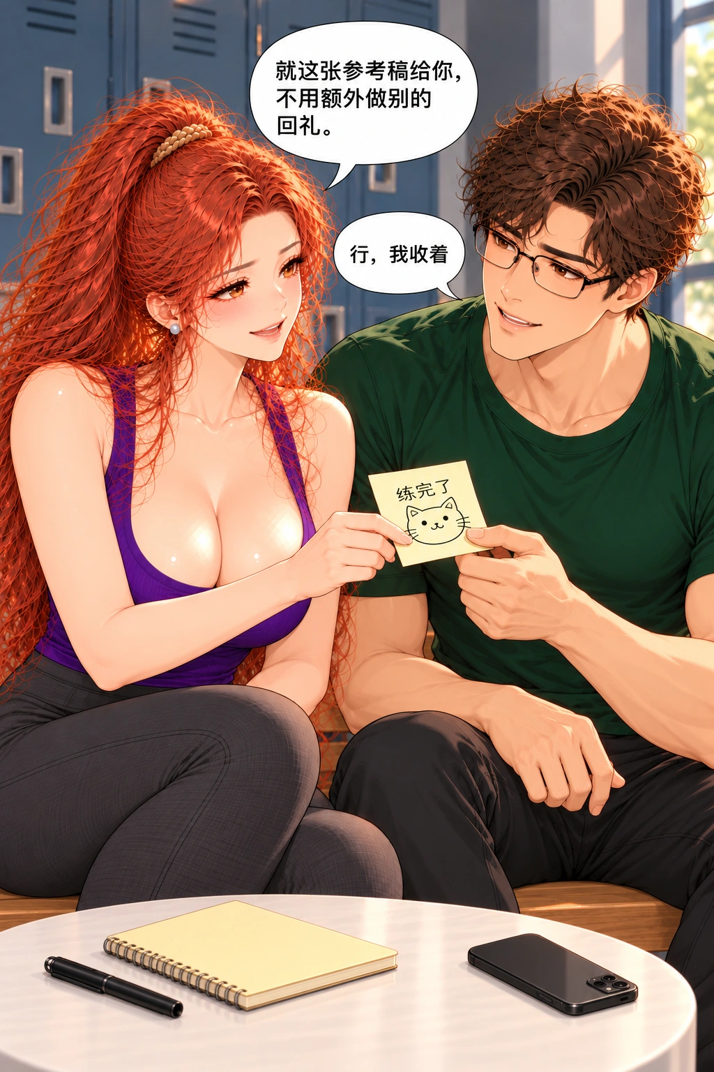 两位甲方先下班漫画画面:《两位甲方先下班》:简单有用的建议实际交到他手里,追加要求不跟着交付,感谢被接受