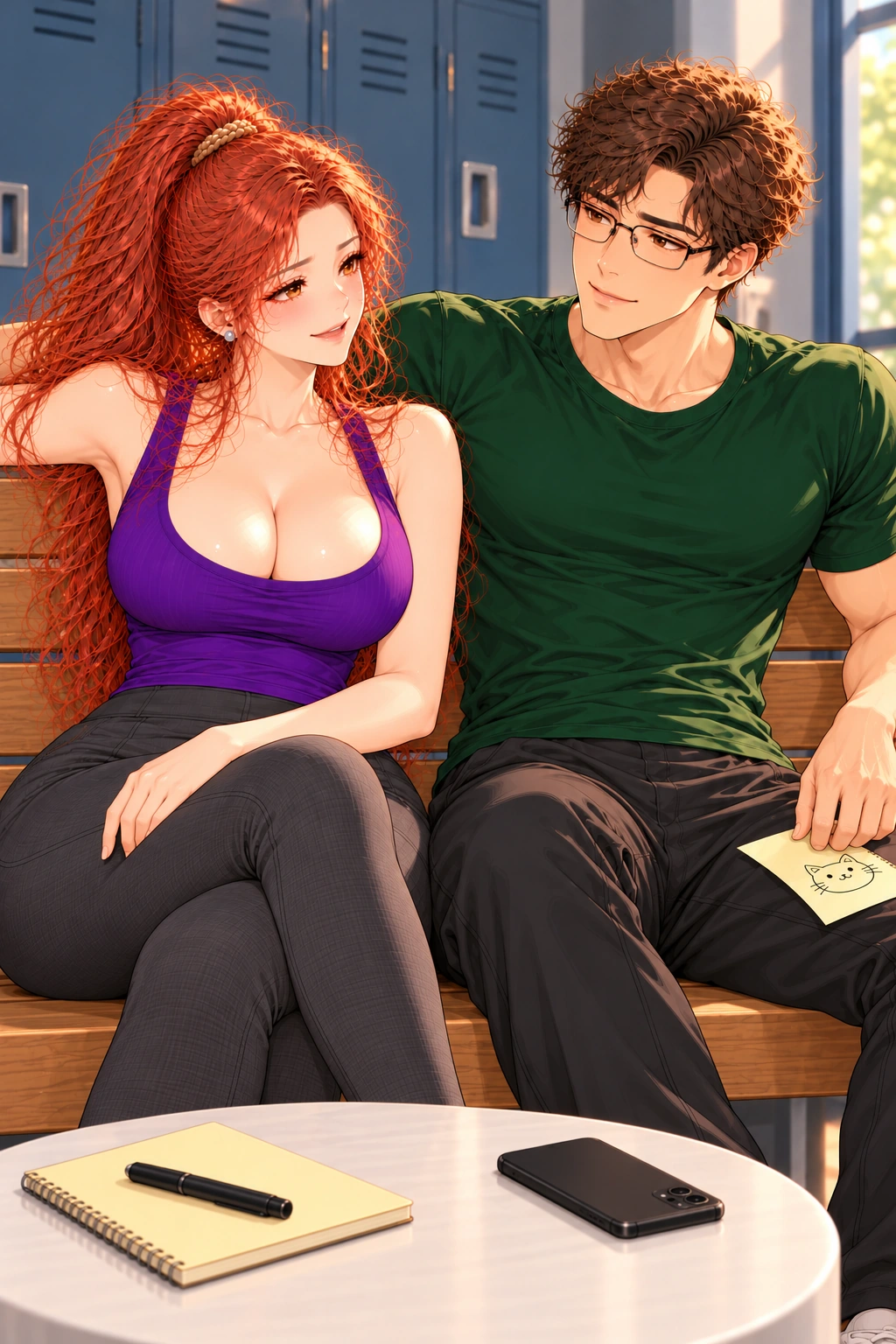 两位甲方先下班漫画画面:《两位甲方先下班》:实际放松的身体状态成为结尾,不以成品、补时或新约定补偿原先耗掉的空当