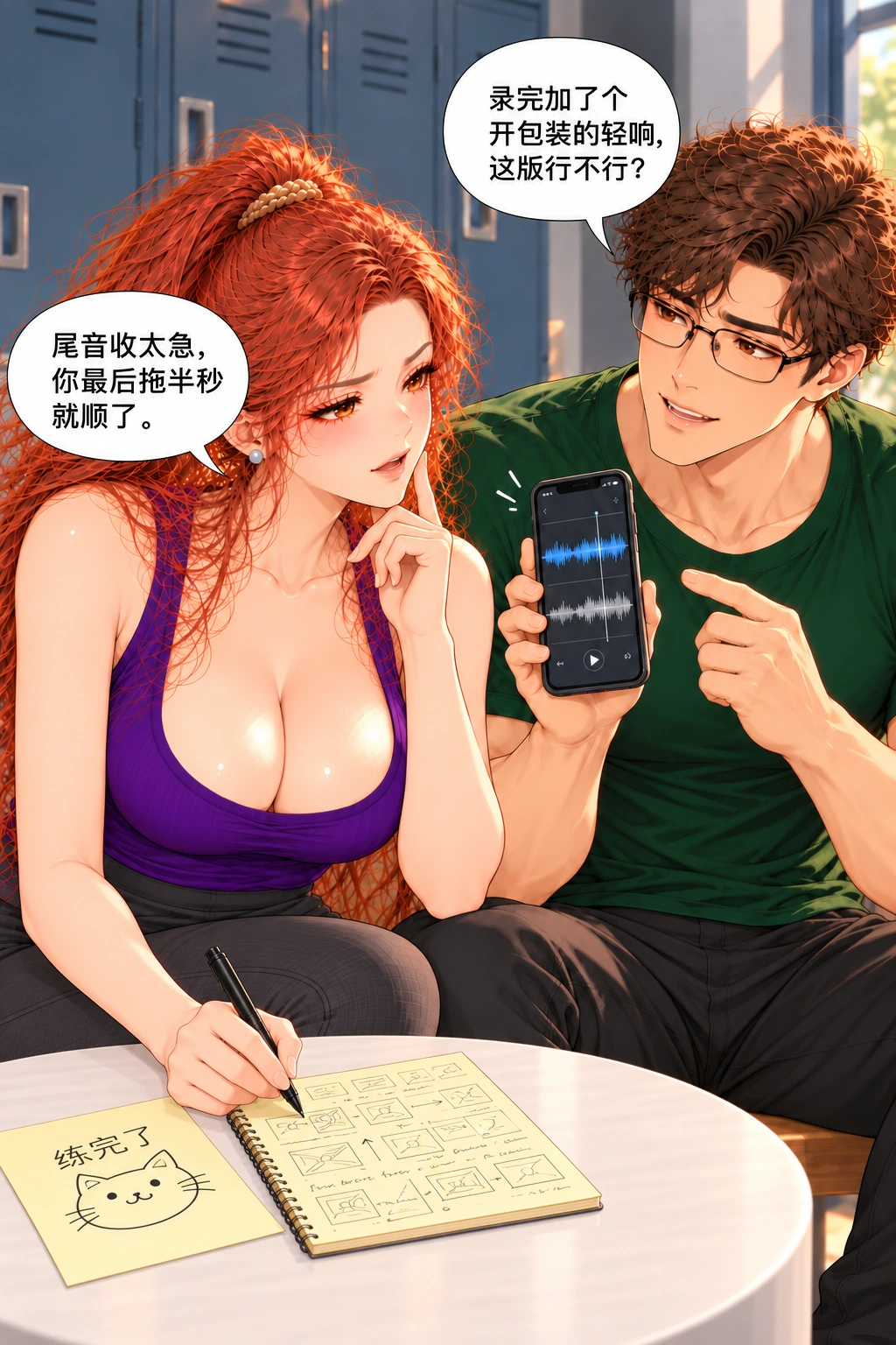 两位甲方先下班漫画画面:《两位甲方先下班》:回礼变成需要验收的成果,她给反馈后他还得继续交付