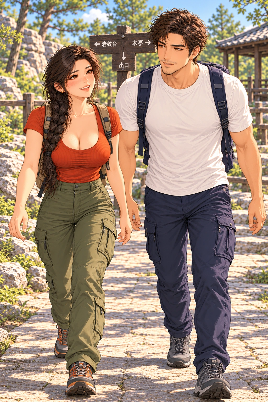 空着的半句话漫画画面:《空着的半句话》:只共同看R便实际离开,L没看的一侧与先前独走的空当仍留下。
