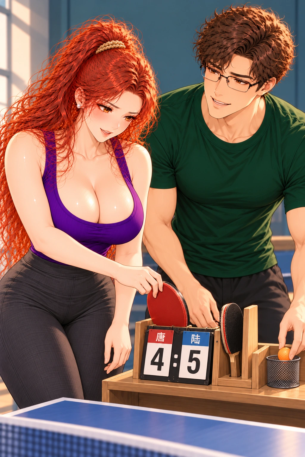 这分没排上漫画画面:《这分没排上》:本局结果保留,双方实际收工,故事动作闭合