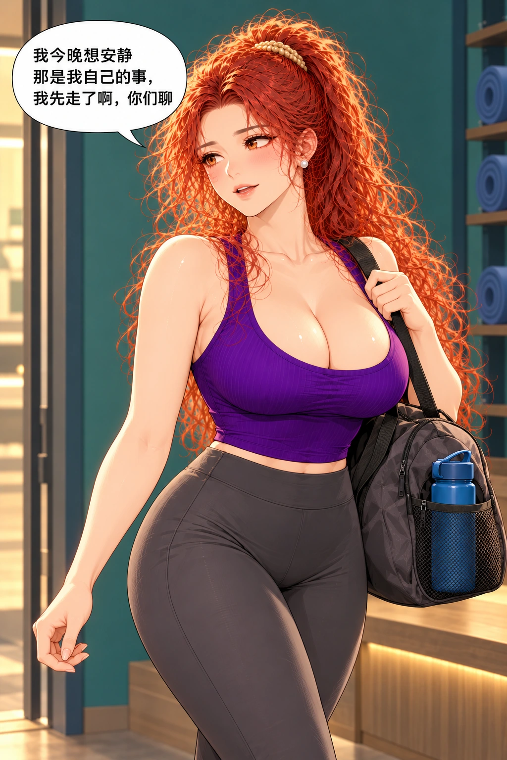 这句只代表我漫画画面：《这句只代表我》：她放弃今晚原想完整进行的二人私聊，自己选择先回，不把他绑定。