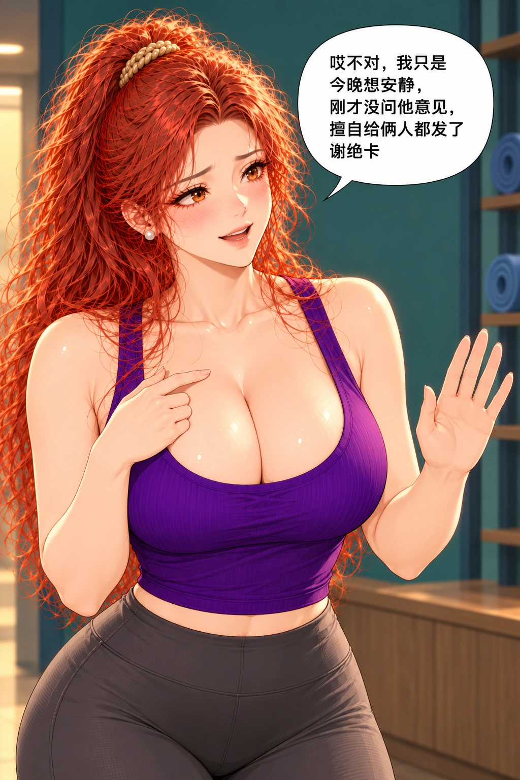这句只代表我漫画画面：《这句只代表我》：她当着刚被拒的人认领自己擅自给两人谢绝，而非偷偷和陆闻说通。