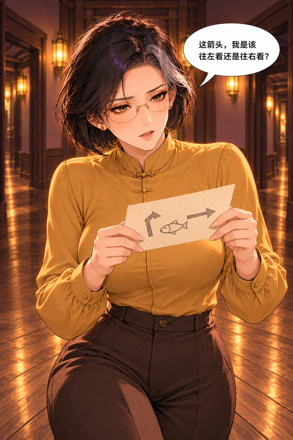 活箭头请收手漫画画面:《活箭头请收手》:真正独立试走选错路而停,假合格被实际证据否定。