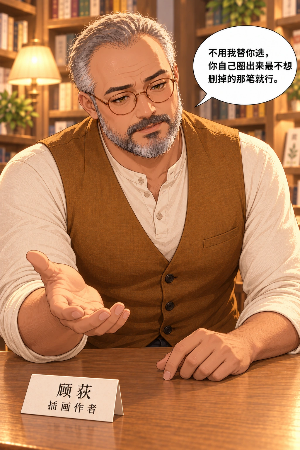 问题里没有花漫画画面:《问题里没有花》:作者回应具体材料仍不代选代画,下一步需她自己给出取舍。