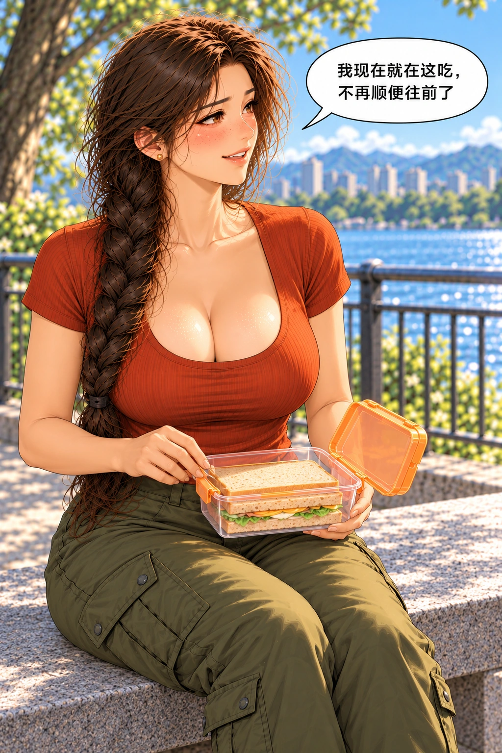 嘴先到终点漫画画面:《嘴先到终点》:女用真正坐下打开自己的饭兑现改选,不只是承认完仍继续向前。