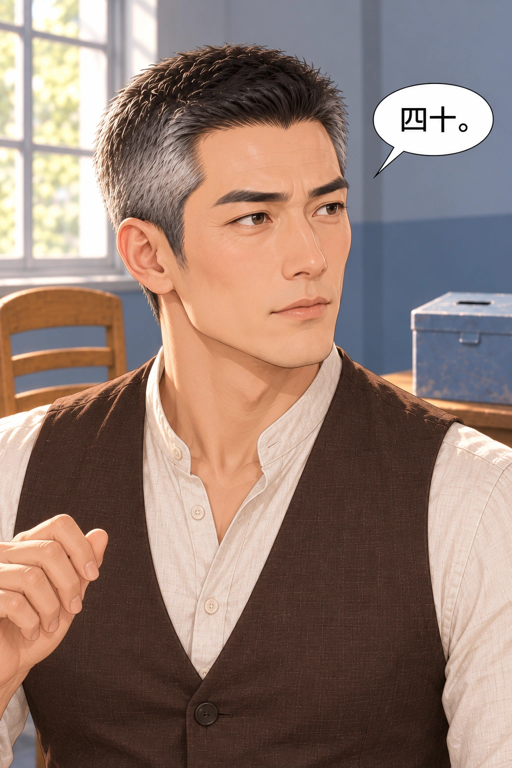 捐赠人加价了漫画画面：《捐赠人加价了》：真实买家到已说上限，把女的便宜截回办法推成放手还是付更高价的新两难。