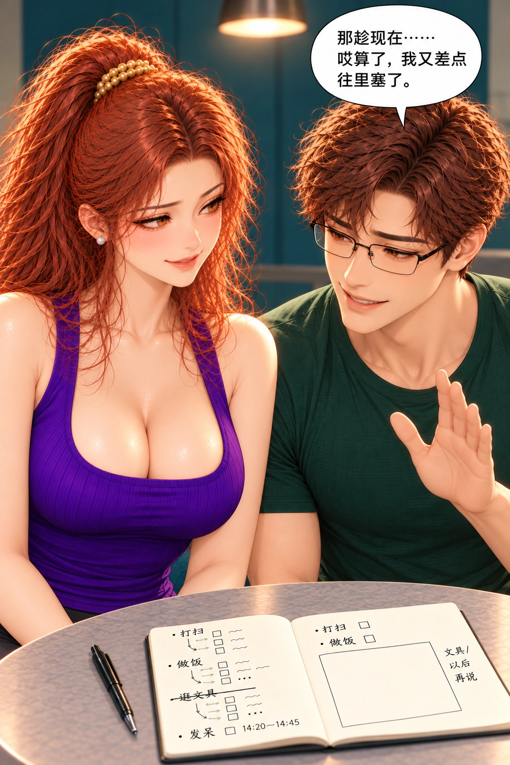 发呆也要打卡漫画封面