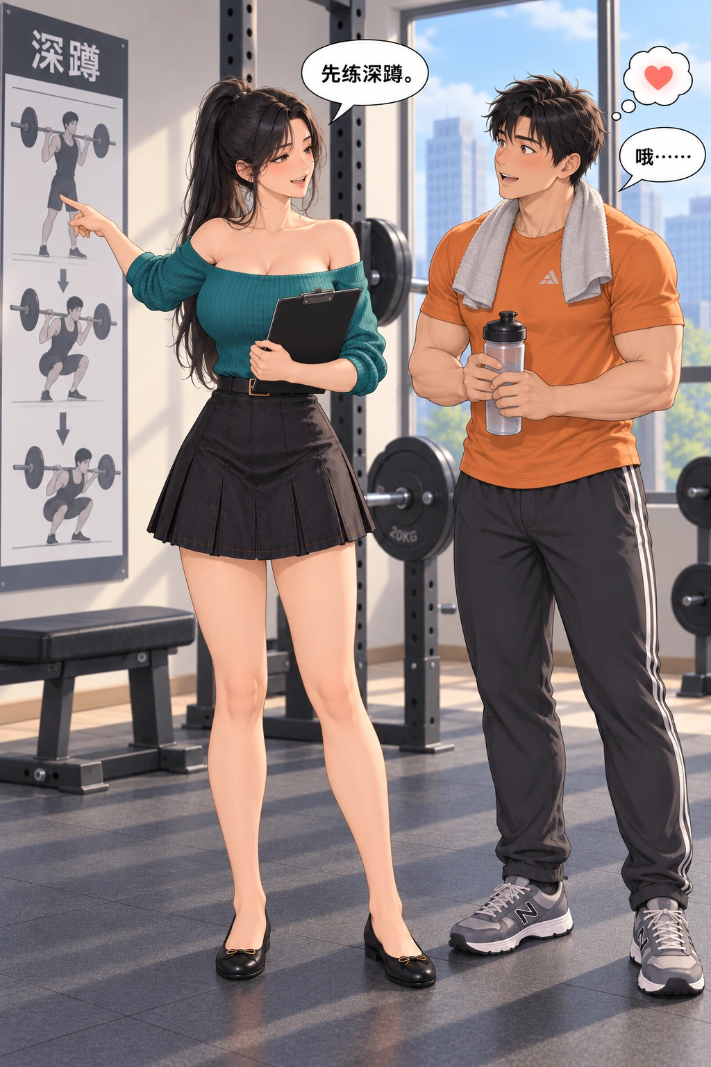 私教说我很有潜力漫画封面