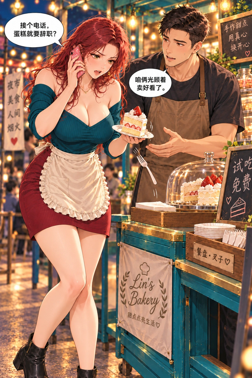 夸我可以，先付钱漫画封面