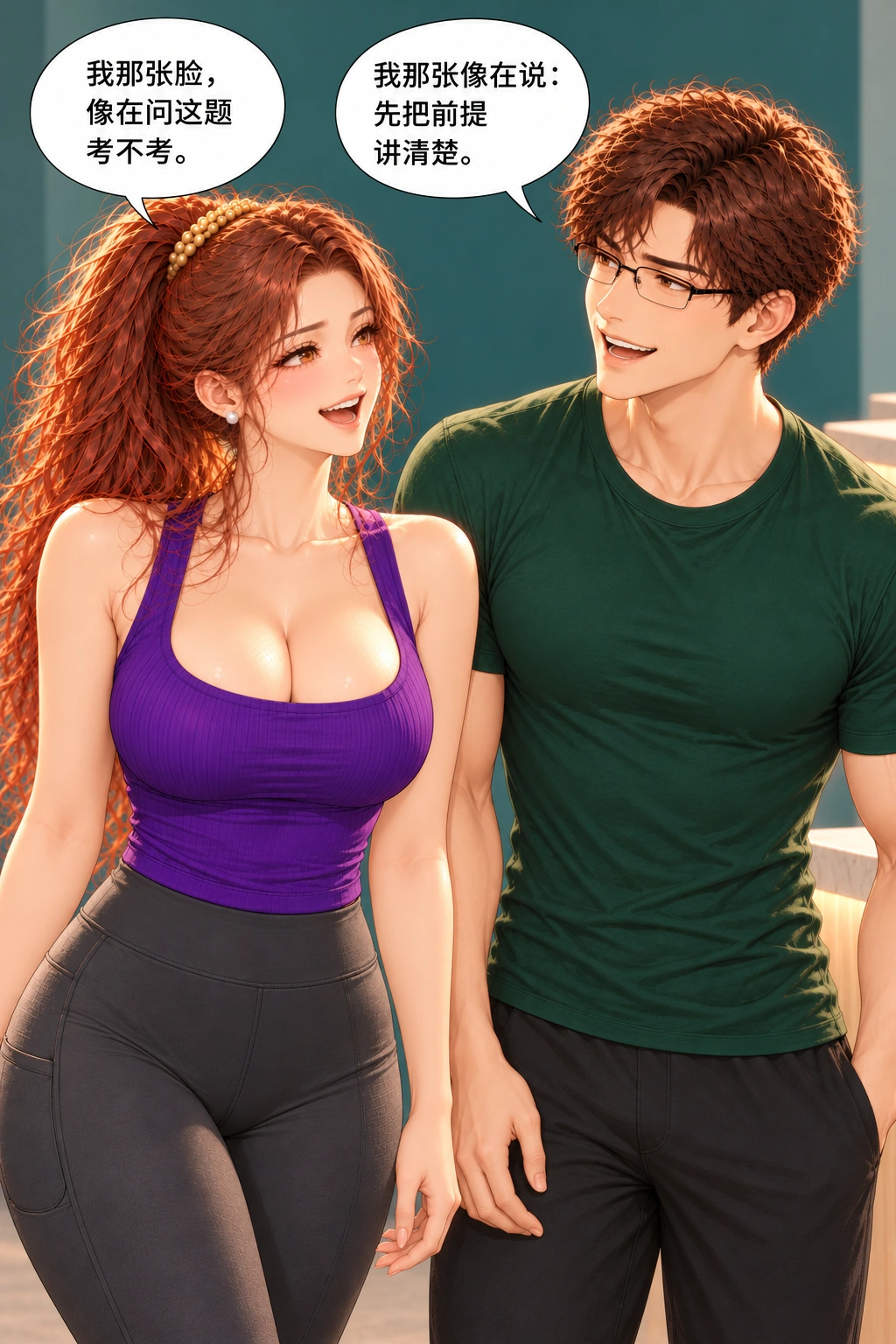 这张像在听课漫画封面